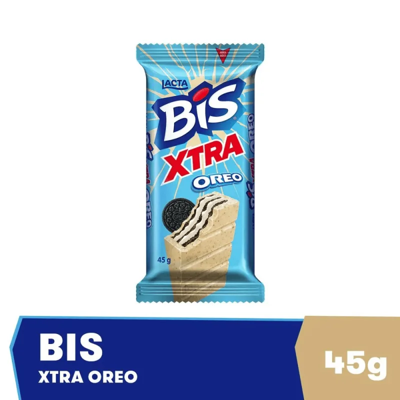 Chocolate Bis Xtra Oreo 45g - Lacta - Conveniencia