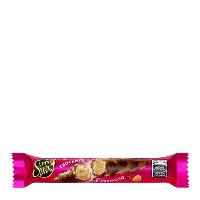 Wafer Sonho de Valsa Recheado 25g - Lacta - Chocolate