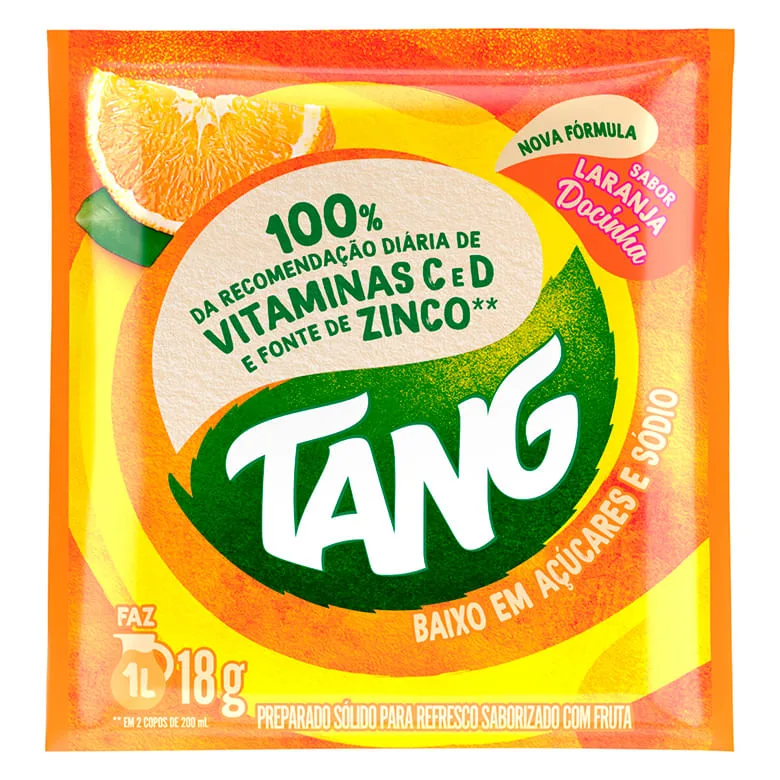 SUCO REF TANG LARANJA DOCINHA 18G - Tang - Bebidas Não Alcoólicas