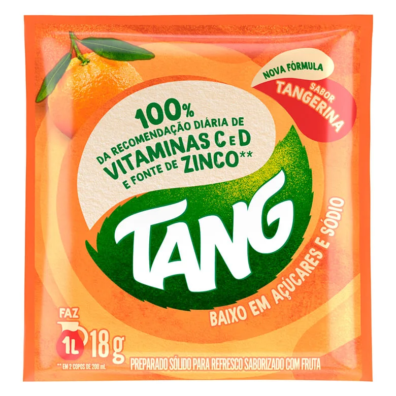 SUCO PÓ TANG TANGERINA 18G - Tang