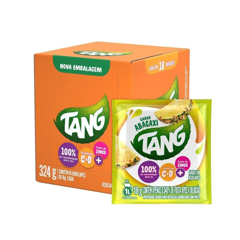 MDLZ TANG ABACAXI 18X18 GR - Tang - Hortifruti