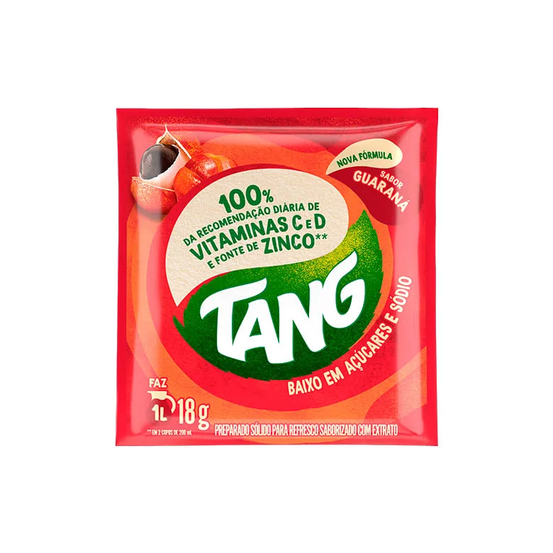 SUCO PÓ TANG GUARANÁ 18G - Tang