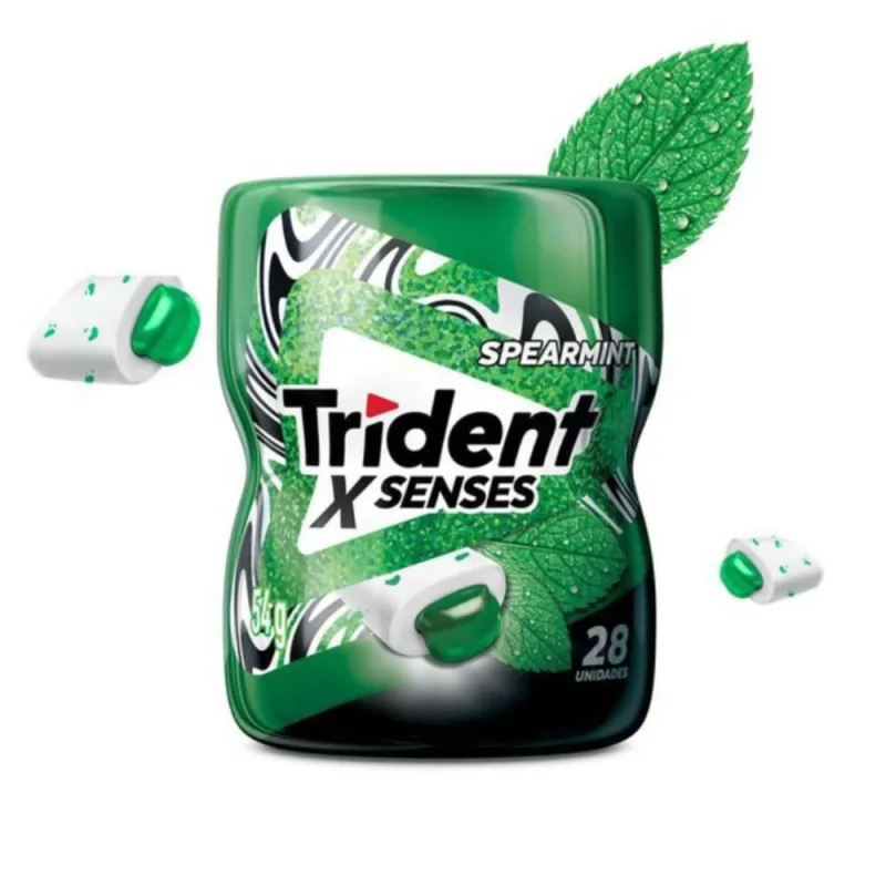 MDLZ TRIDENT GARRAFINHA MENTA 54 GR - Trident - Alimentos