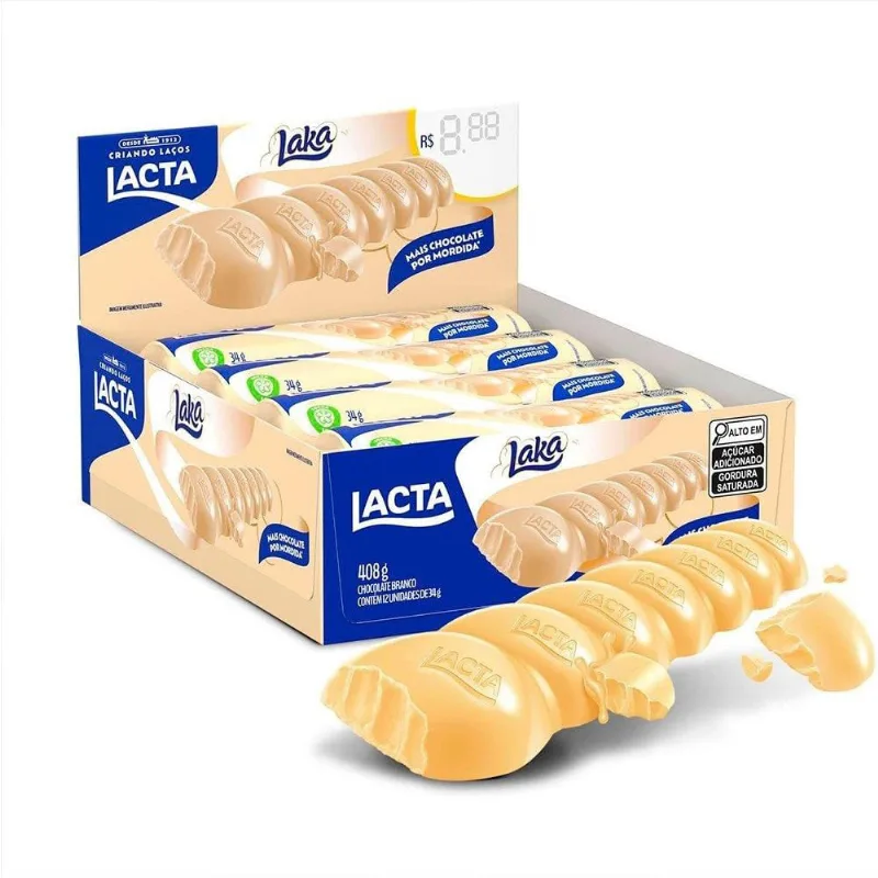 Chocolate Branco Lacta Laka 34g