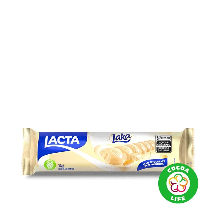 MDLZ CHOCOLATE LAKA BRANCO 34 GR - Lacta - Chocolate