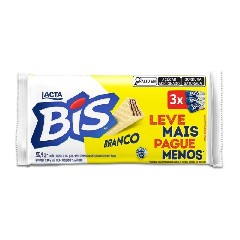 Chocolate Branco Bis 302,4g