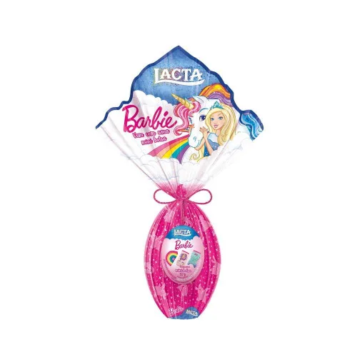 Ovo Pascoa Lacta 157g Barbie - BARBIE - Mercearia