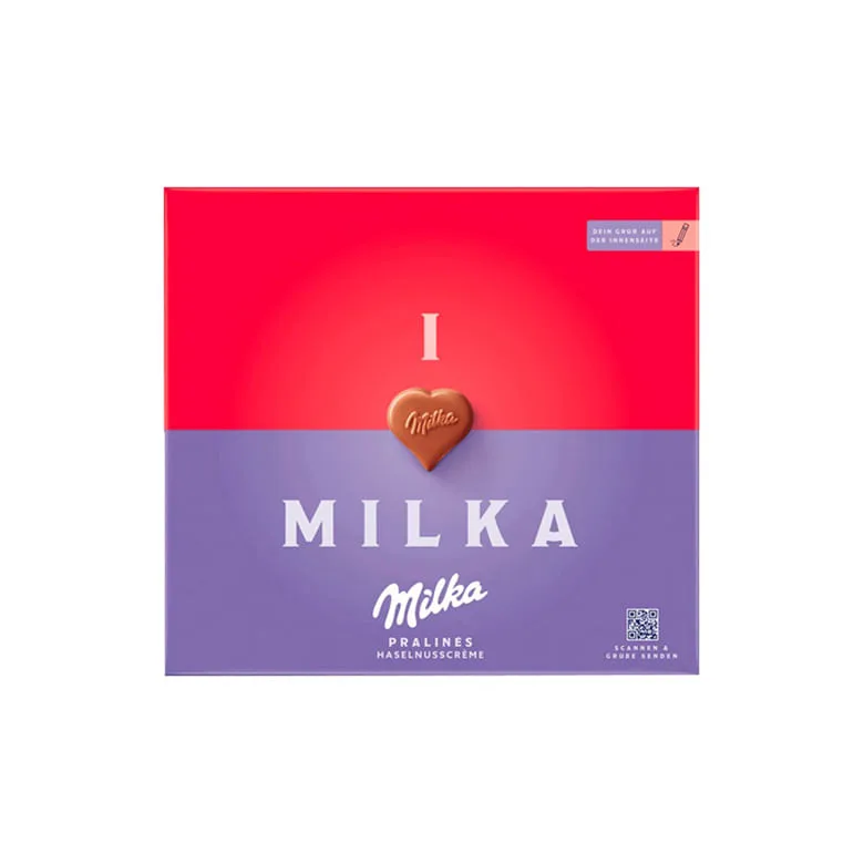 Bombom Milka I Love Haselnusscreme 110g - Milka - Mercearia