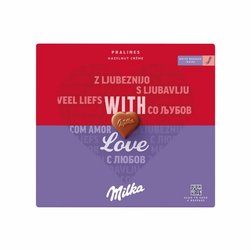Bombons de Creme de Avelã Milka 110g - Milka - Mercearia