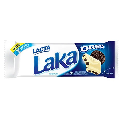 Choc.lacta 20g Laka Oreo - LACTA - Mercearia