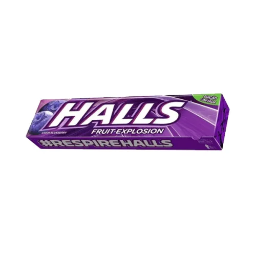 Drops Halls 34g Blueberry - HALLS - Mercearia