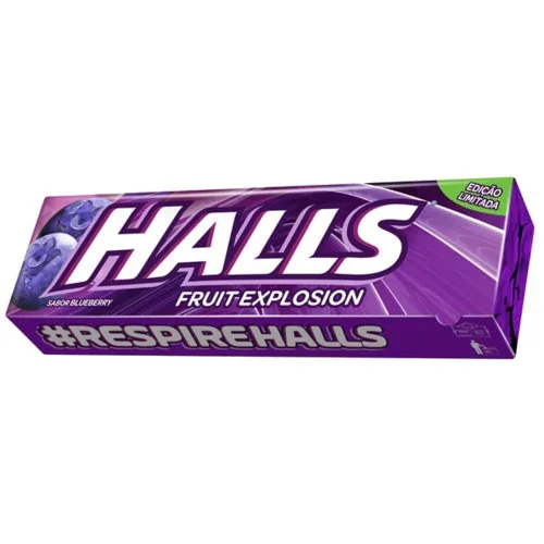 Halls Fruit 37g Explosion Blueberry - HALLS - Mercearia