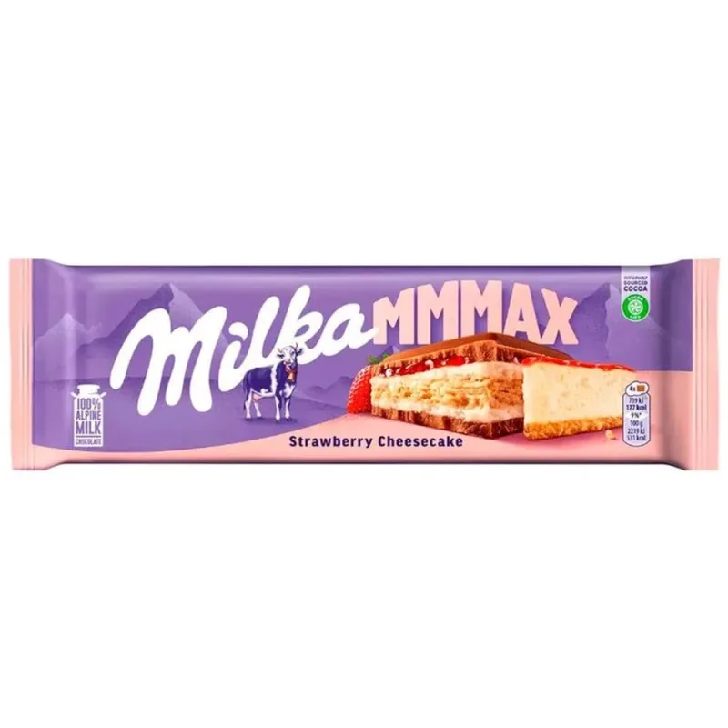 Chocolate Strawberry Cheesecake Milka 300g - Não Informado - Mercearia