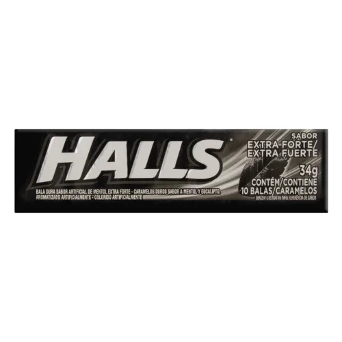 Drops Halls Extra Forte Lyptus 21unidade - HALLS - Mercearia