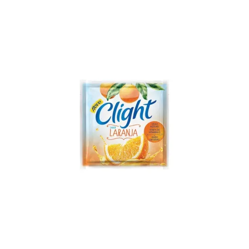 Refresco Em Pó Laranja Zero Açúcar Clight Pacote 8g - CLIGHT - Bebidas
