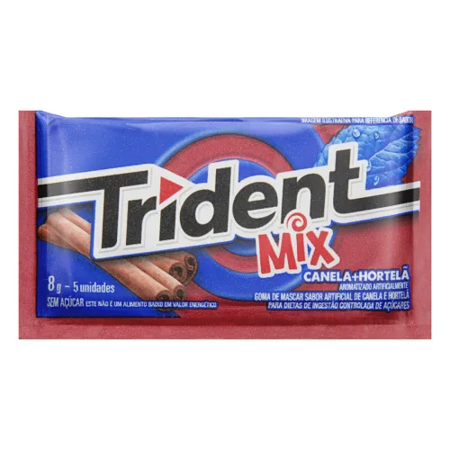 Gomas Trident Dp Canela Hortela 21x8gx32 - TRIDENT - Mercearia