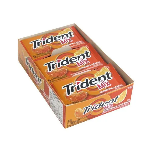 Trident 32dsx21unx8g Tangerina Laranja - TRIDENT - Mercearia
