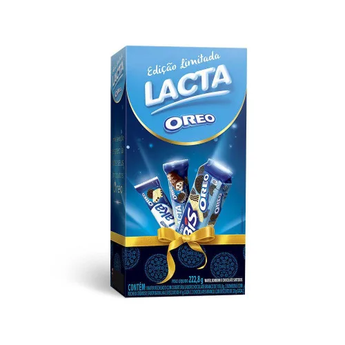 Cx Lacta Mix Oreo 1x222g - LACTA - Mercearia