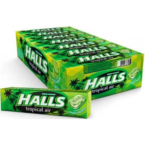 Halls 30dsx21unx34g Lemon Mint - HALLS - Mercearia