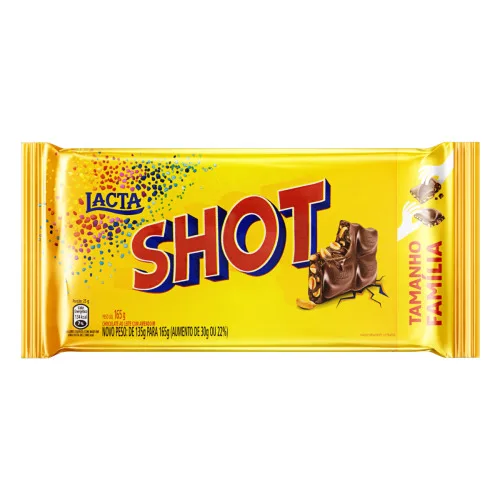 CHOCOLATE SHOT LACTA 165G - LACTA - Utilidades Domesticas