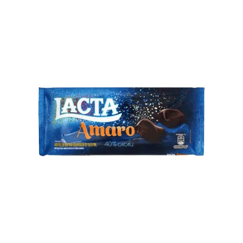 Choc Lacta Amaro 135g - LACTA - Mercearia