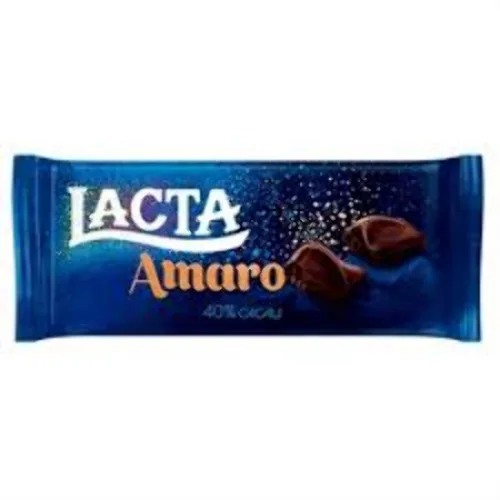 Tablete De Chocolate Amargo 135g Lacta - LACTA - Mercearia