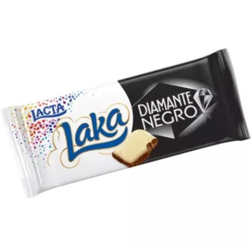 Choc Lacta Laka/diamante Negro 135g - DIAMANTE - Mercearia