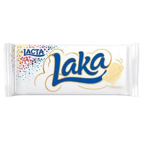 Chocolate Branco Em Barra Laka 135g Lacta - LACTA - Mercearia