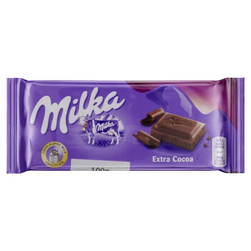 Choc.milka 100g Extra Cocoa - MILKA - Mercearia