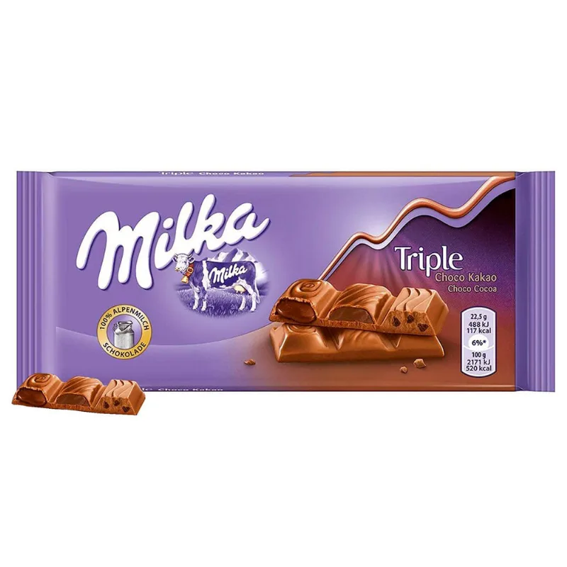 Chocolate em Barra Milka Raisns Nuts 100g