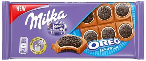 Choc Milka Oreo Sandwick 92g - MILKA - Mercearia