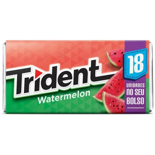 Trident 18s Watermelon 30,6g - TRIDENT - Mercearia