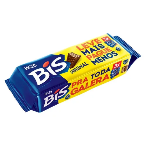 BISC LACTA BIS LEITE - LACTA - Mercearia E Gastronomia
