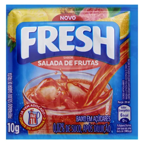 Refresco Po Fresh 10g Salada Frutas - SALADA - Bebidas