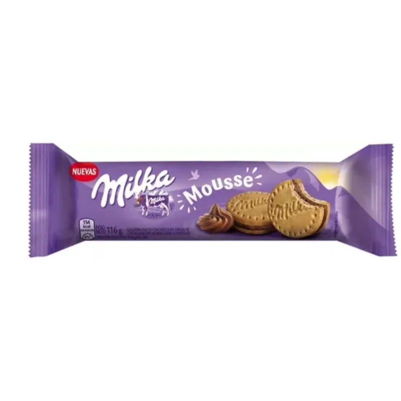 Biscoito Recheado Milka Mousse 116g - Importado