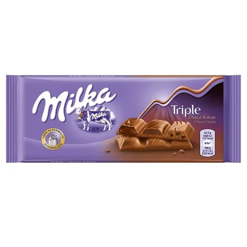 Choc Milka Triple Caramel 90g - MILKA - Mercearia