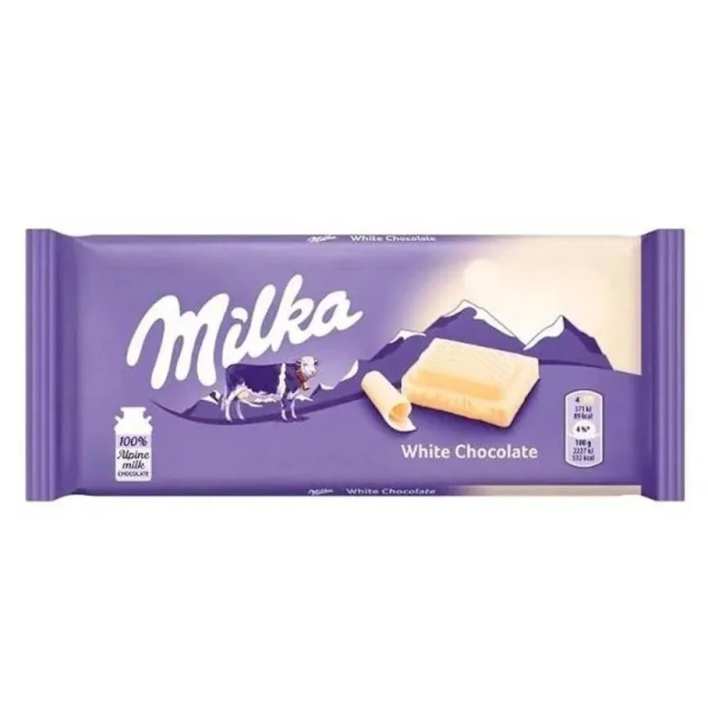 Chocolate Milka White 100g - Milka - Importados