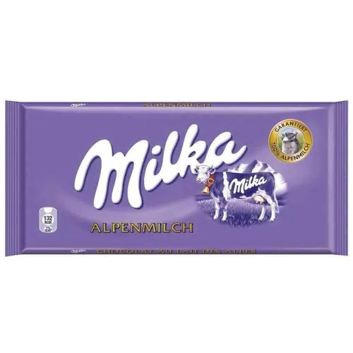 Milka Alpine Milk Chocolate 100g - MILKA - Mercearia