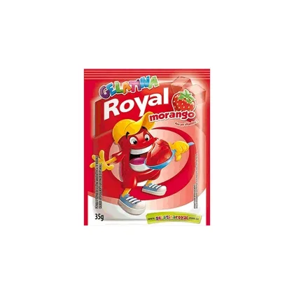 Gelatina Royal Morango - ROYAL - Mercearia