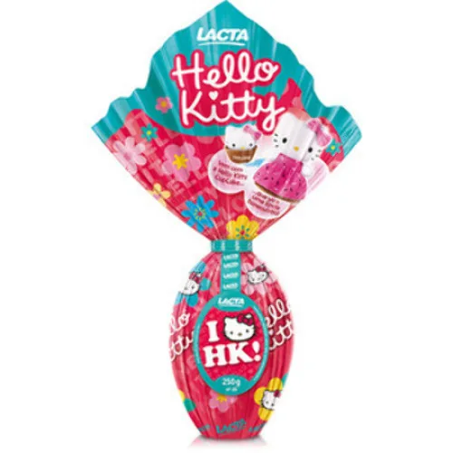 Ovo Lacta Hello Kitty Sapo 250g - HELLO KITTY