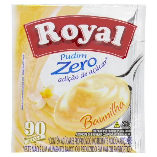 Pó Para Pudim Baunilha Royal Pacote 25g - ROYAL - Mercearia