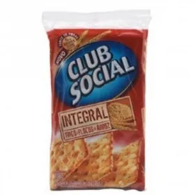 Biscoito Club Social Integral Sabor Trigo E Arroz - CLUB SOCIAL