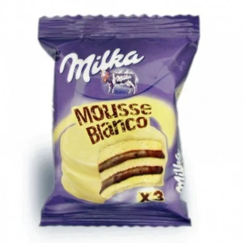 Bisc Milka Alfajor Mousse Branco 55g - MILKA