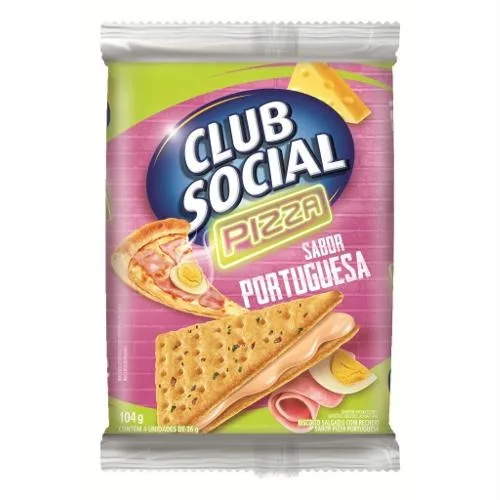 Club Social Recheado Provolone - KRAFT - Mercearia