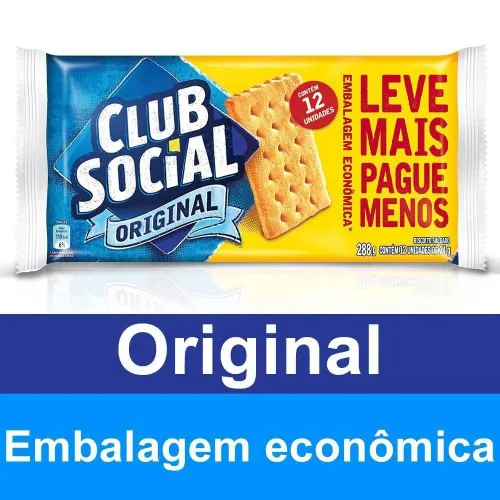 Bisc Salg Club Social Original 288g - CLUB SOCIAL