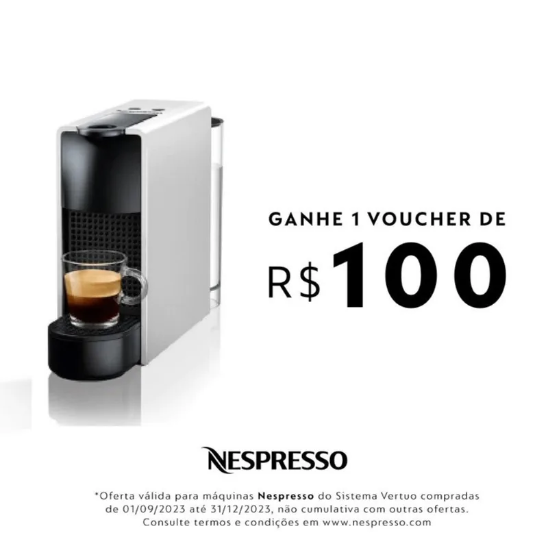 Cafeteira Nespresso Essenza Mini 127V Prata