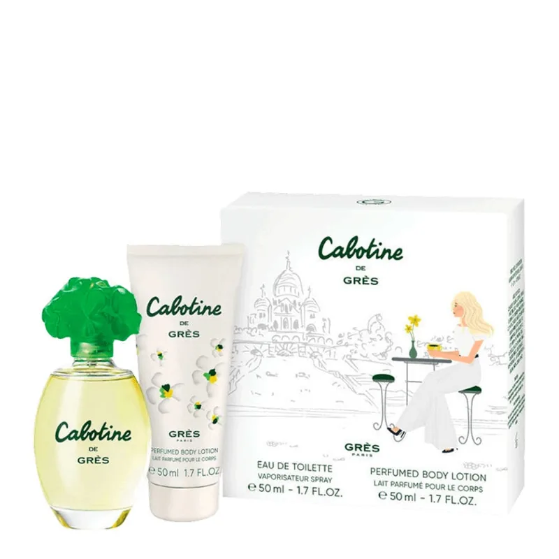 Kit Grès Cabotine de Grès Eau de Toilette - Perfume Feminino 50ml + Body Lotion 50ml NULO