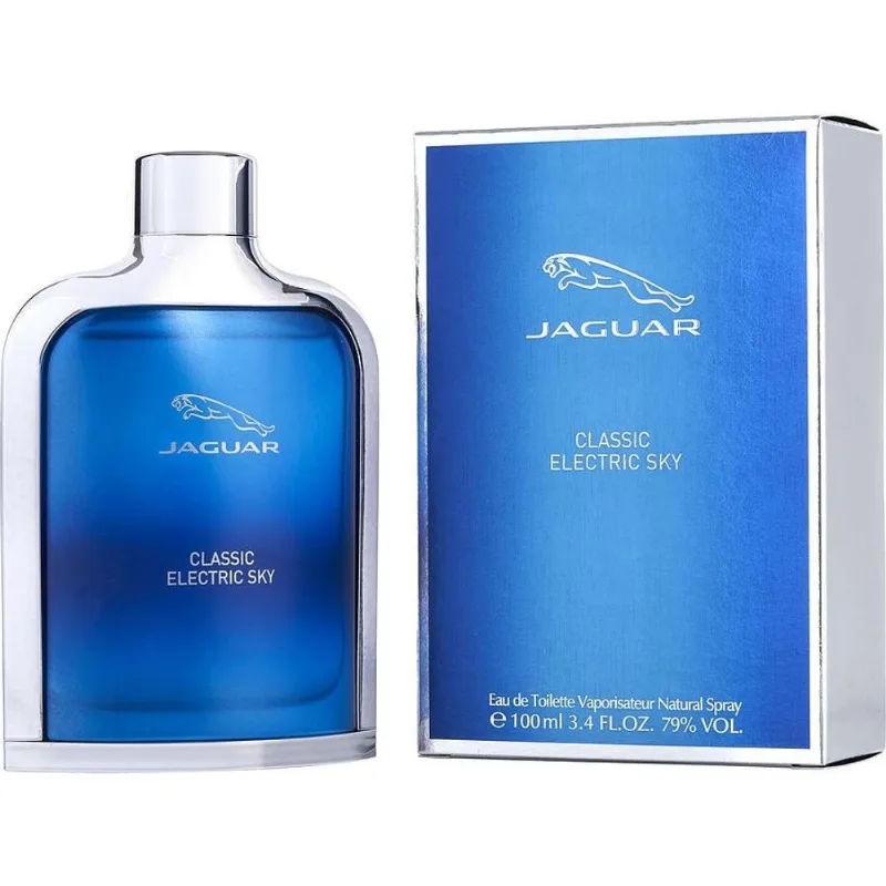 Perfume Masculino Jaguar Classic Electric Sky Edt Spray 100 Ml Perfume Masculino Jaguar Classic Electric Sky Edt Spray 100