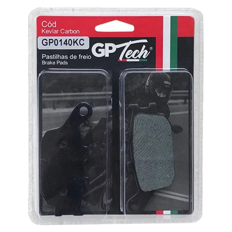 Pastilha Freio GP Tech 0140KC CB 300R /XRE 300 C/ABS / CB 600 Hornet Traseira (MP)