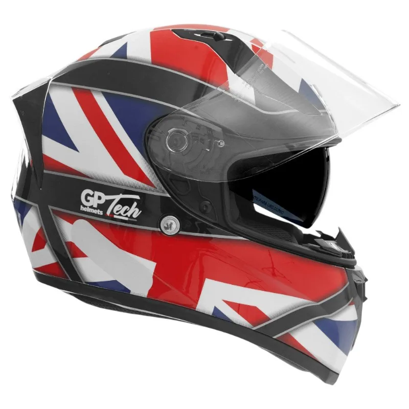 Capacete GP Tech V128 UK SV Azul E Vermelho 61 (MP)
